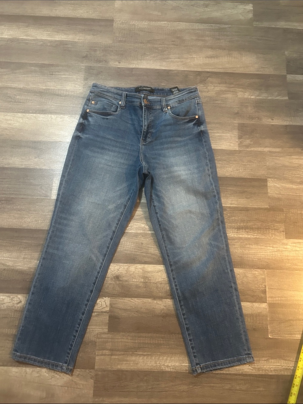 Liverpool Women's Marley Girlfriend Jean in Medium Wash Size 12
